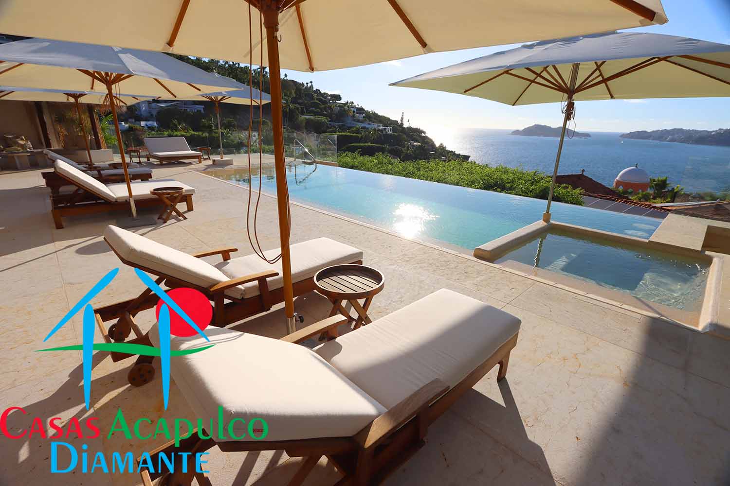 Tres Vistas - Terraza con alberca y palapa 6